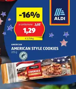 ALDI American style cookies offerta