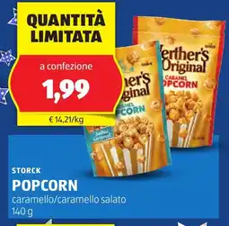 ALDI Storck popcorn offerta