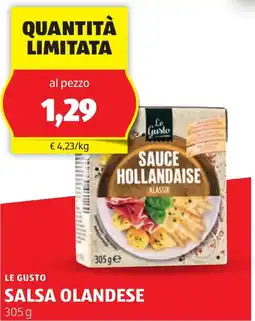 ALDI Le gusto salsa olandese offerta