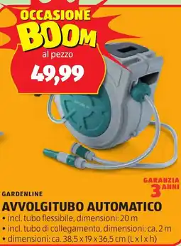 ALDI GARDENLINE Avvolgitubo automatico offerta