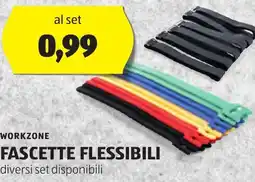 ALDI WORKZONE Fascette flessibili offerta