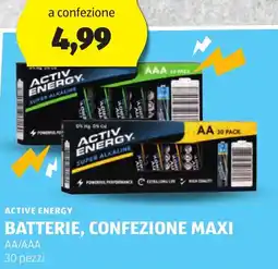 ALDI ACTIVE ENERGY Batterie, confezione maxi offerta