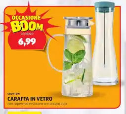 ALDI CROFTON Caraffa in vetro offerta