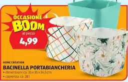 ALDI HOME CREATION Bacinella portabiancheria offerta