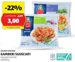 ALDI GOLDEN SEAFOOD Gamberi sgusciati offerta