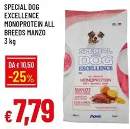 IperFamila Special dog excellence monoprotein all33 breeds manzo offerta