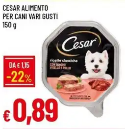 IperFamila Cesar alimento per cani vari gusti offerta