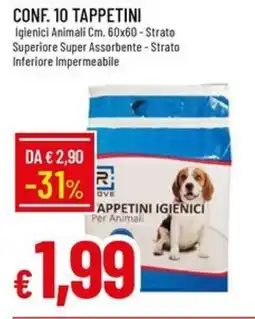 IperFamila Conf. 10 tappetini offerta