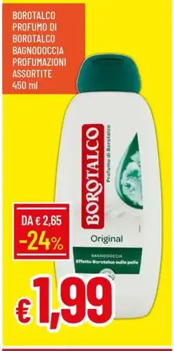 IperFamila Borotalco profumo di borotalco bagnodoccia profumazioni assortite offerta