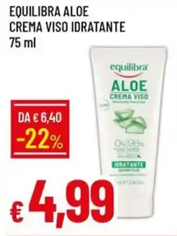 IperFamila Equilibra aloe crema viso idratante offerta