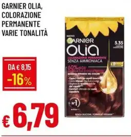 IperFamila Garnier olia, colorazione permanente varie tonalità offerta