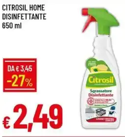 IperFamila Citrosil home disinfettante offerta