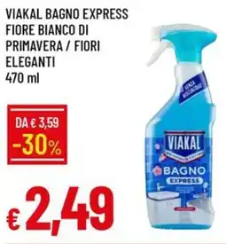 IperFamila Viakal bagno express fiore bianco di primavera / fiori eleganti offerta