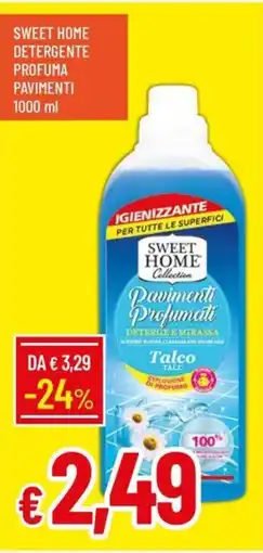 IperFamila Sweet home detergente profuma pavimenti offerta
