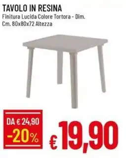 IperFamila Tavolo in resina offerta