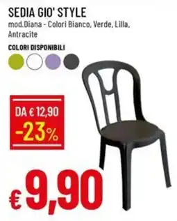 IperFamila Sedia GIO' STYLE offerta
