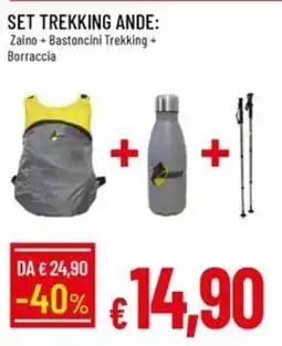 IperFamila Set trekking ande offerta
