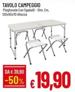 IperFamila Tavolo campeggio offerta