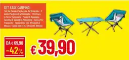 IperFamila Set easy camping offerta