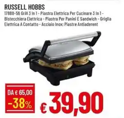 IperFamila RUSSELL HOBBS 17888-56 Grill 3 In 1 offerta