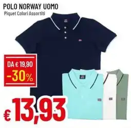 IperFamila Polo norway uomo offerta