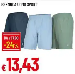 IperFamila Bermuda uomo sport offerta