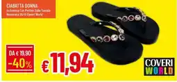 IperFamila Ciabatta donna COVERI WORLD offerta