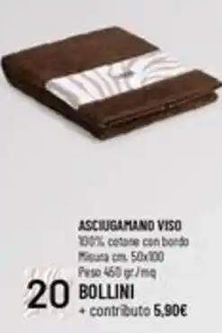 IperFamila Asciugamano viso offerta
