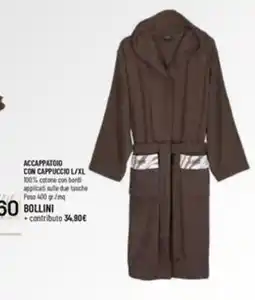 IperFamila Accappatoio con cappuccio L/XL offerta