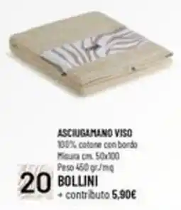 IperFamila Asciugamano viso offerta
