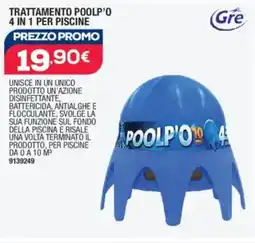 Bricofer Trattamento poolp'o 4 in 1 per piscine Gre offerta