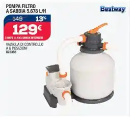 Bricofer Pompa filtro a sabbia 5.678 l/h Bestway offerta