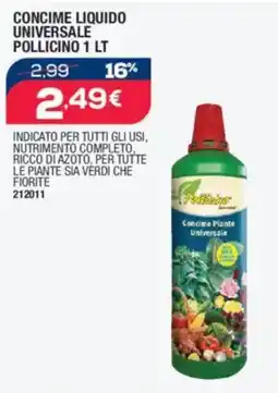 Bricofer Concime liquido universale pollicino offerta