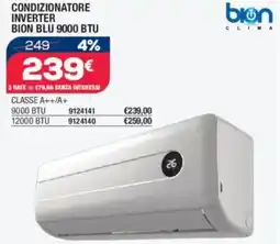 Bricofer bion clima Condizionatore inverter bion blu 9000 btu offerta