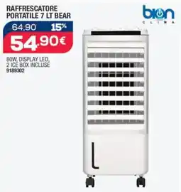 Bricofer Bion clima raffrescatore portatile 7 lt bear offerta