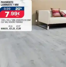 Bricofer Pavimento laminato 7 mm offerta
