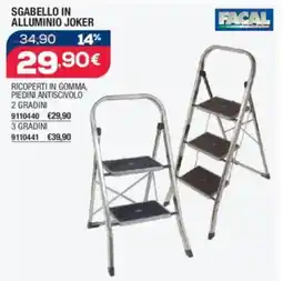 Bricofer Sgabello in alluminio joker FACAL offerta