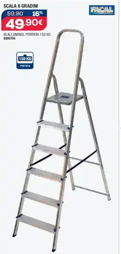 Bricofer Scala 6 gradini FACAL offerta