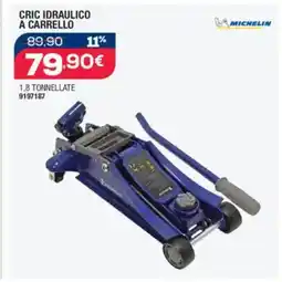 Bricofer Cric idraulico a carrello MICHELIN offerta