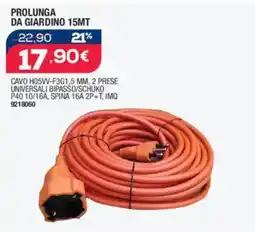 Bricofer Prolunga da giardino 15mt offerta