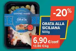 Sapore di Mare Orata alla siciliana offerta