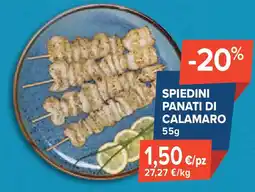 Sapore di Mare Spiedini panati di calamaro offerta