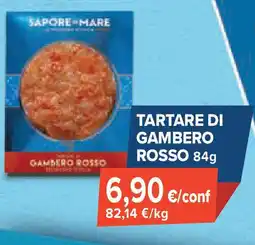Sapore di Mare Tartare di gambero rosso offerta