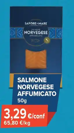 Sapore di Mare Salmone norvegese affumicato offerta