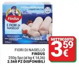 Supermercati Gulliver Fiori di nasello FINDUS offerta