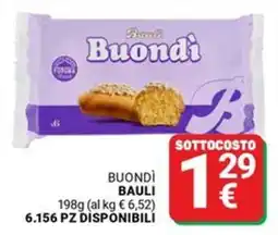 Supermercati Gulliver Buondì BAULI offerta