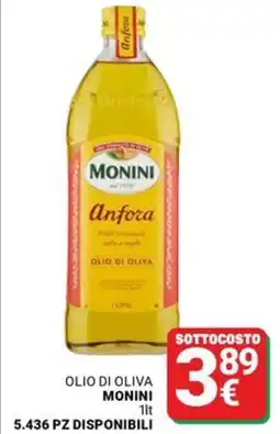 Supermercati Gulliver Olio di oliva MONINI offerta