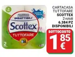 Supermercati Gulliver Cartacasa tuttofare SCOTTEX offerta