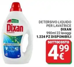 Supermercati Gulliver Detersivo liquido per lavatrice DIXAN offerta