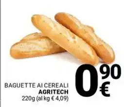 Supermercati Gulliver Baguette ai cereali AGRITECH offerta
